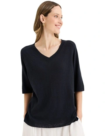 Semillon Knit Jumper in Black