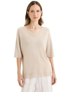 Semillon Knit Jumper in Cream