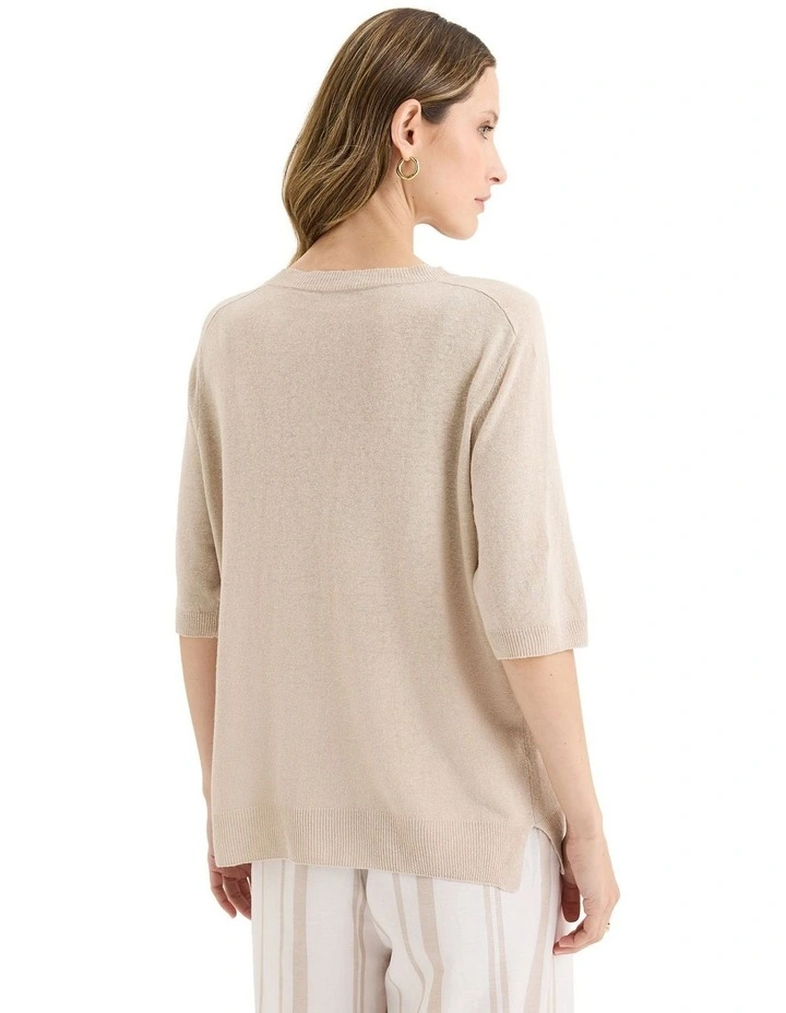 Semillon Knit Jumper in Cream image 2