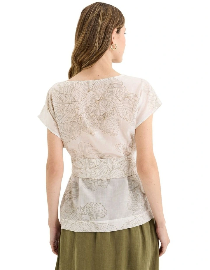 Rose Top in White image 2