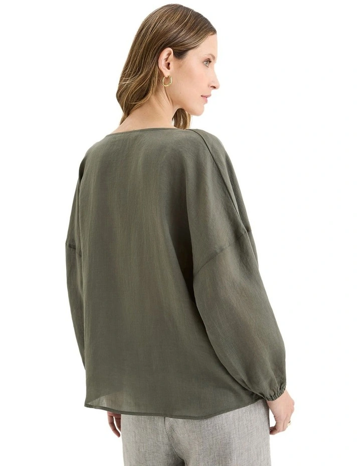 Bohdi Top in Green image 2