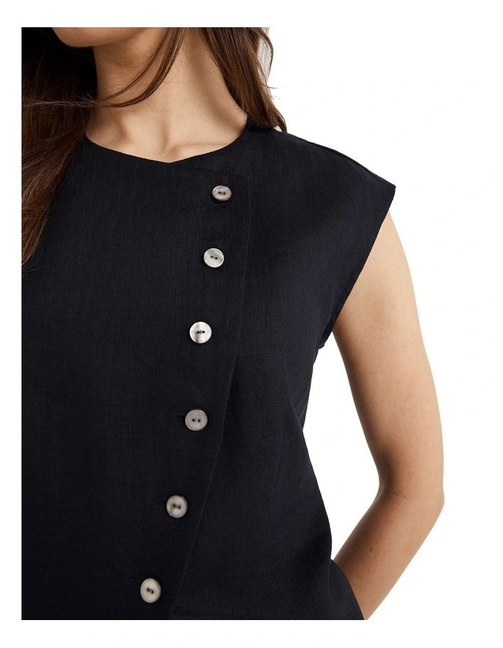 Kinship Vest in Navy image 4