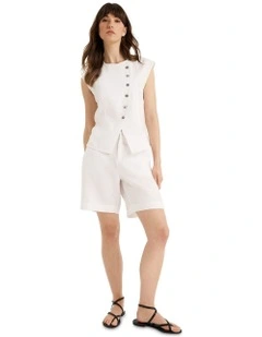 Kinship Vest in White