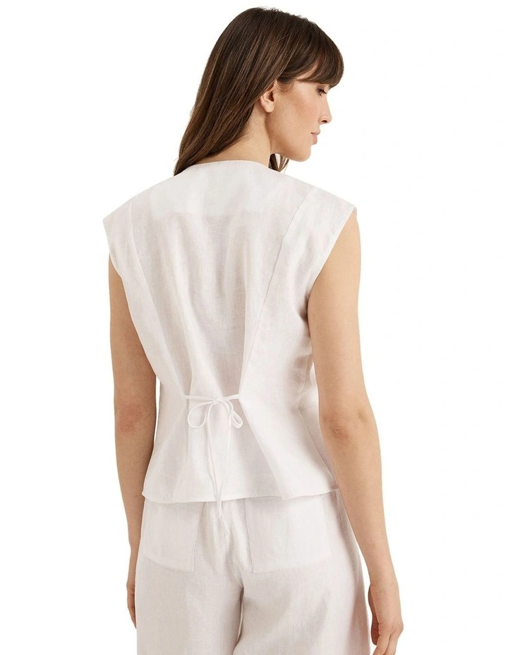 Kinship Vest in White image 2