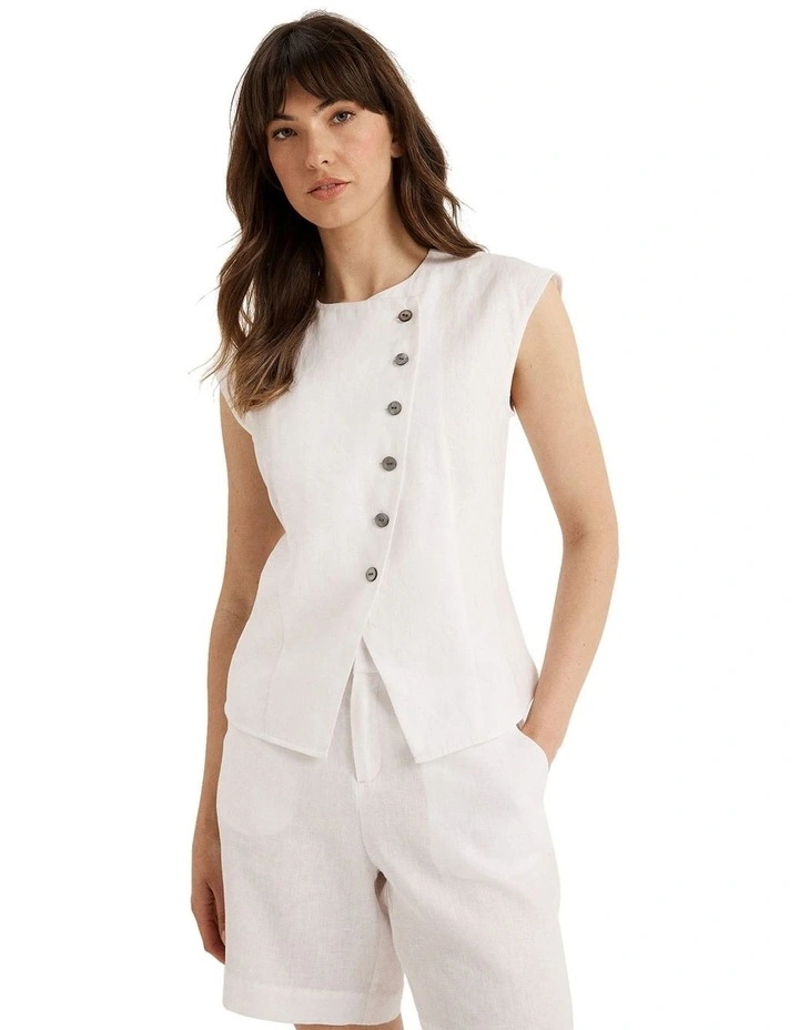 Kinship Vest in White image 3