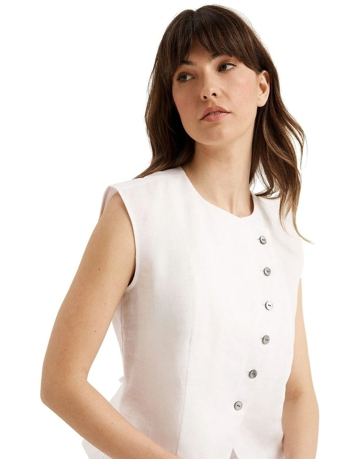 Kinship Vest in White image 5