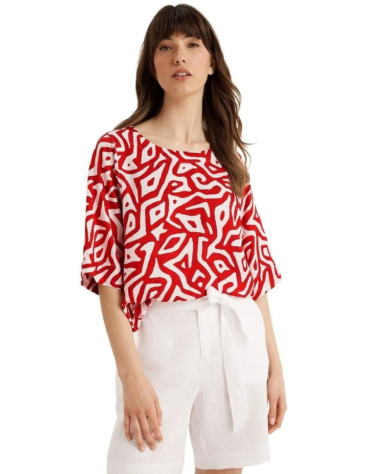 Liberty Top in Red image 1