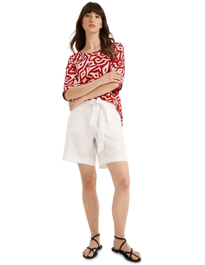 Liberty Top in Red image 3