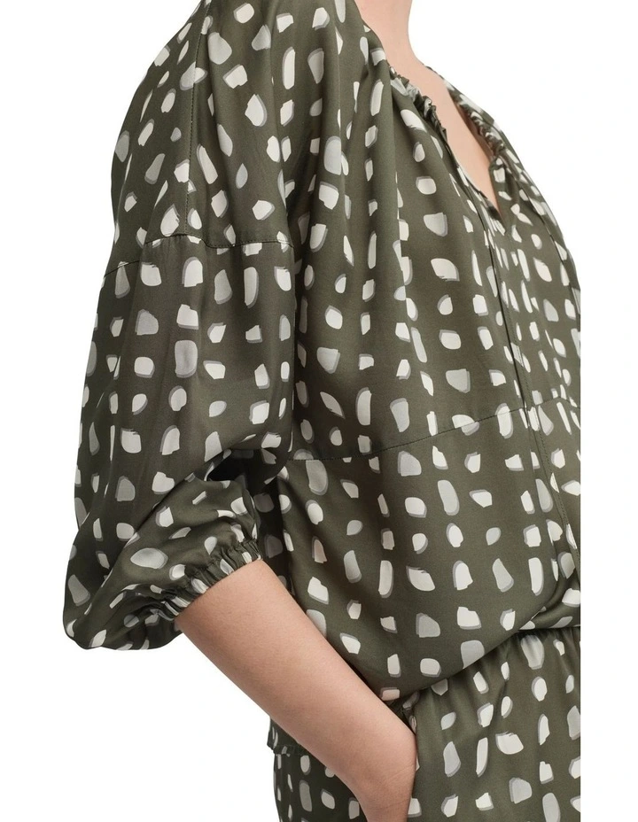 Yield Blouse in Green image 3