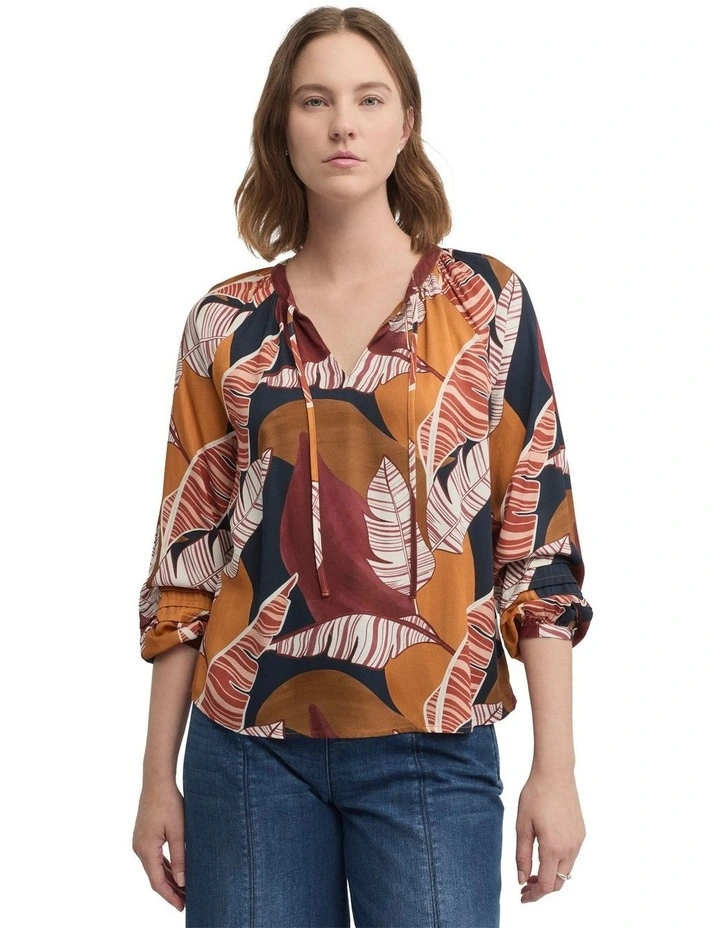 Feather Stone Blouse in Multi image 1