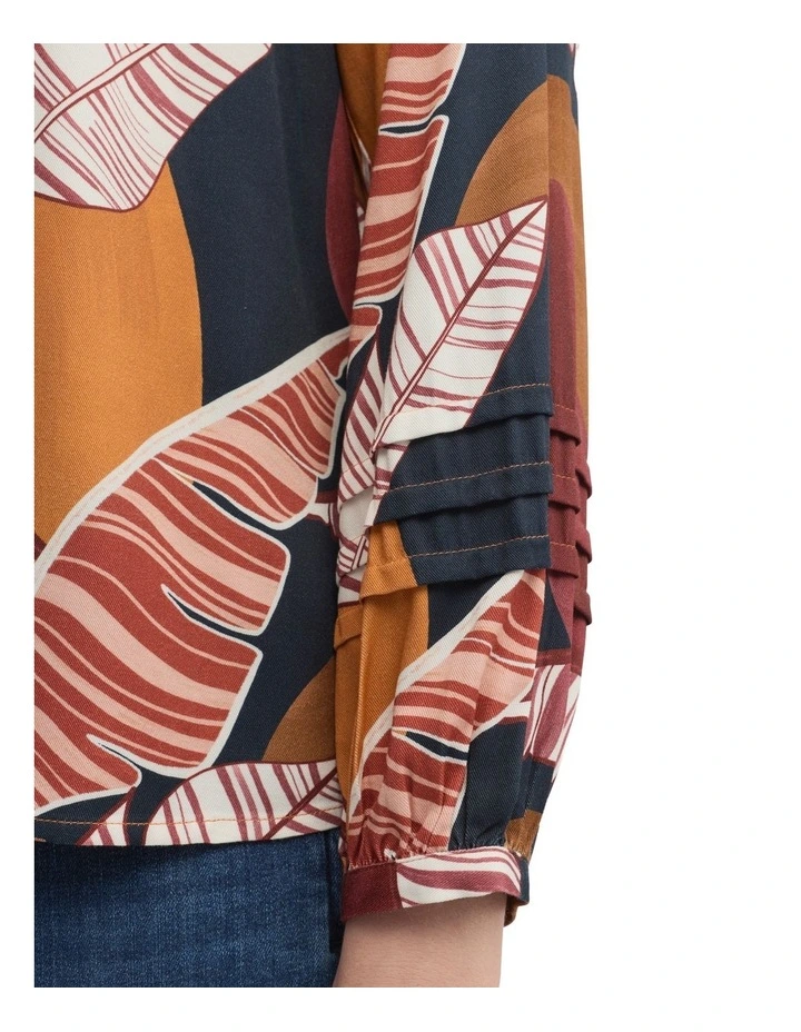 Feather Stone Blouse in Multi image 3