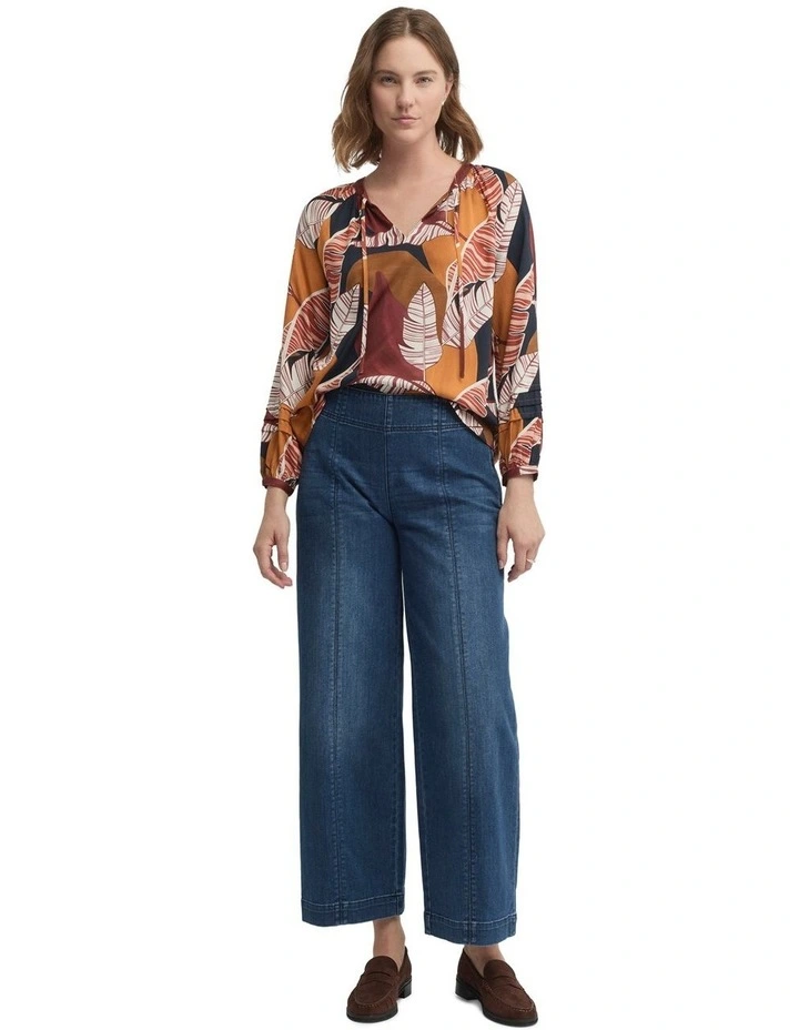 Feather Stone Blouse in Multi image 5