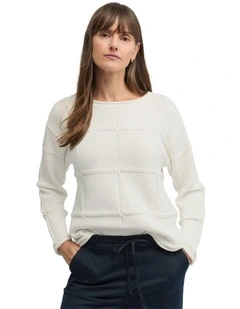 Liberty Knit Top in Ecru