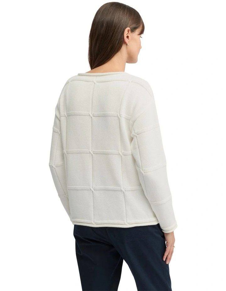 Liberty Knit Top in Ecru image 2