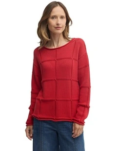 Liberty Knit Top in Ruby