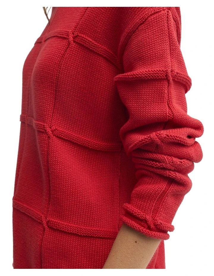 Liberty Knit Top in Ruby image 5