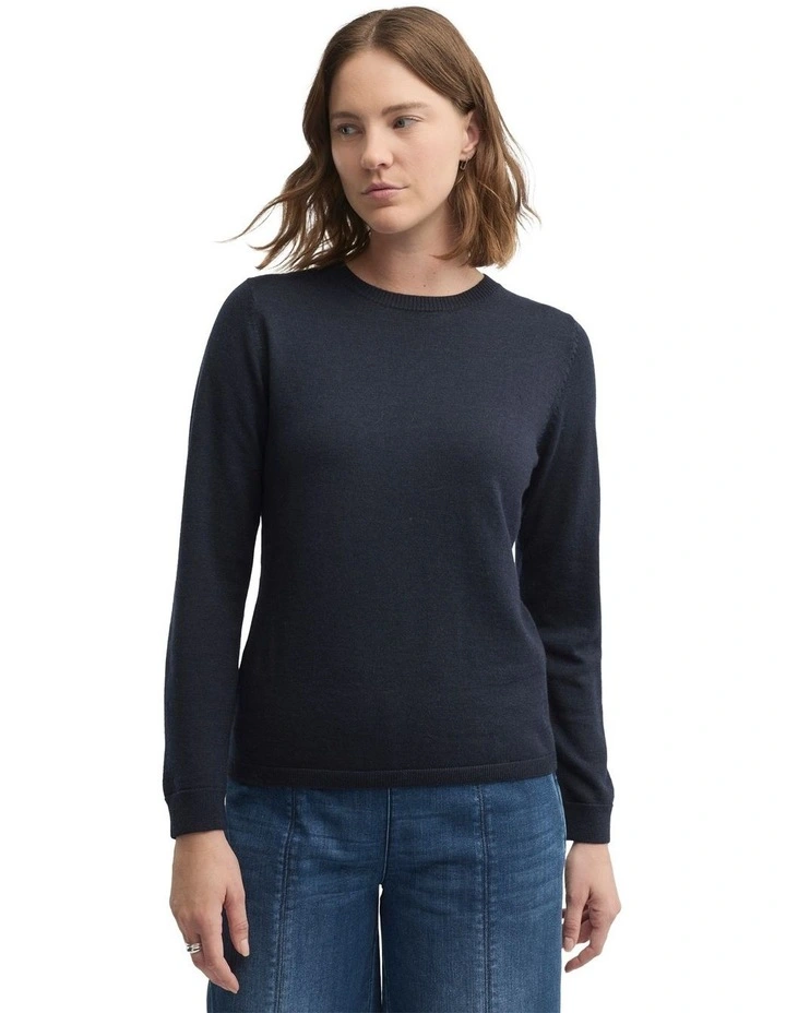 Villa Knit Top in Blue image 1