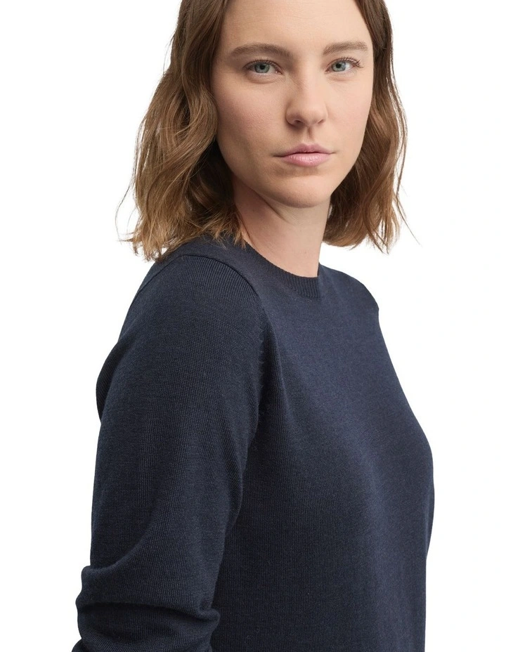 Villa Knit Top in Blue image 3