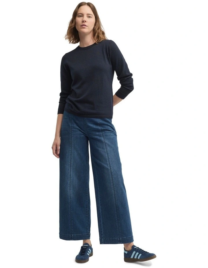 Villa Knit Top in Blue image 5