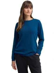 Villa Knit Top in Blue