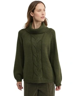 Rationale Knit Jumper in Green