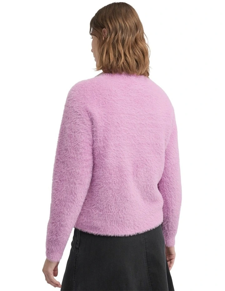 Hearth Knit Top in Purple image 2