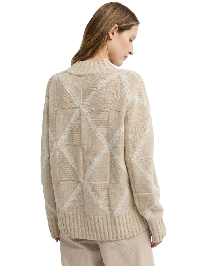 Indiana Knit in Almond/Ecru image 2