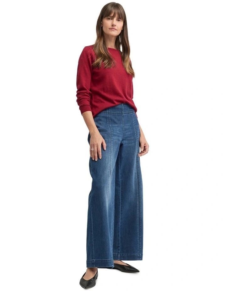 Villa Knit Jumpers in Red image 4