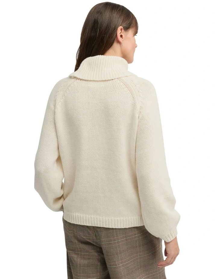 Rationale Knit Jumoer in Cream image 2