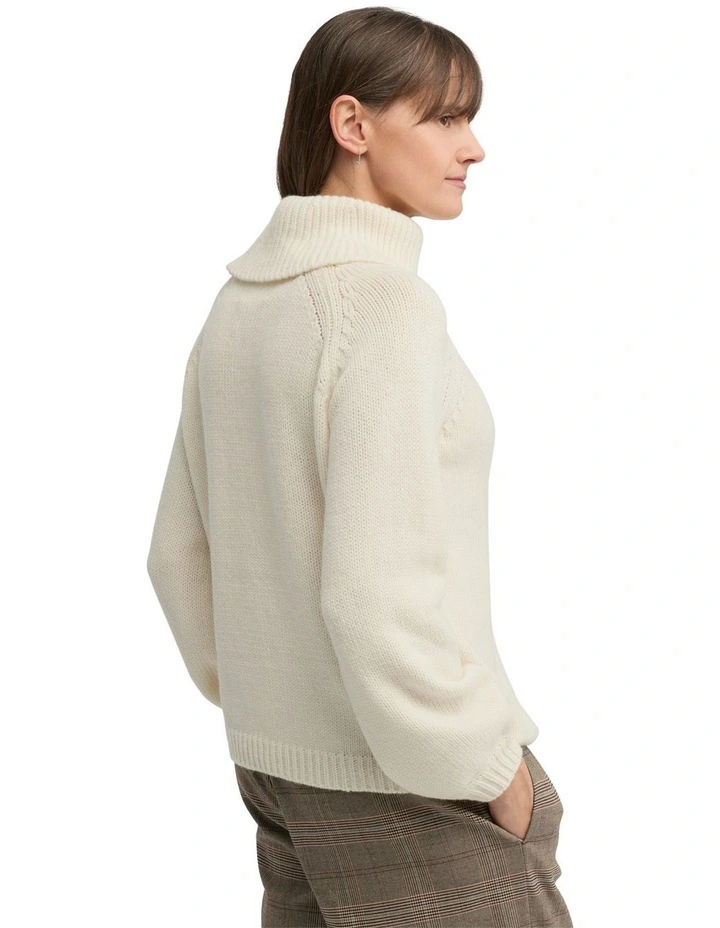 Rationale Knit Jumoer in Cream image 3