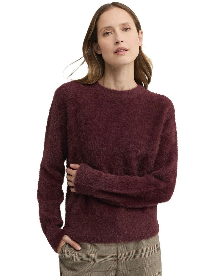 Hearth Knit Jumper in Red image 3