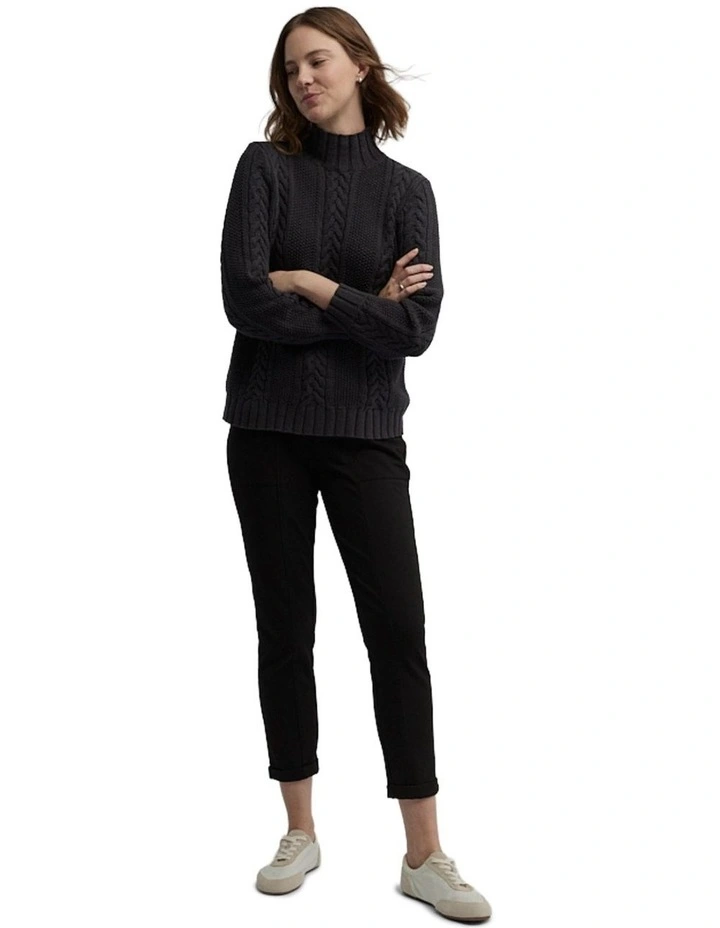 Thesis Knit Top in Black image 5
