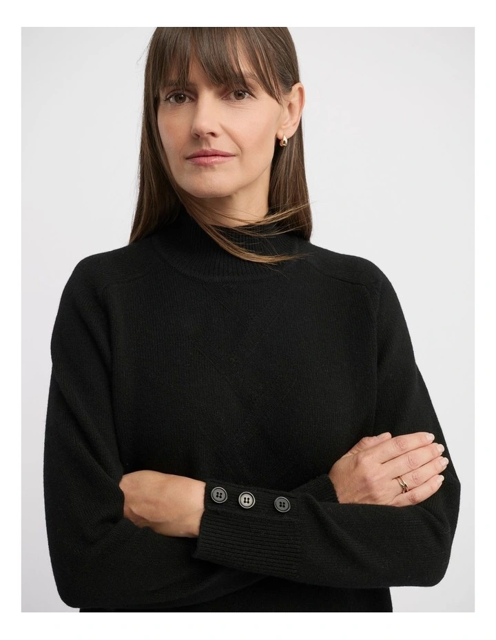 Shaft Knit in Black image 3