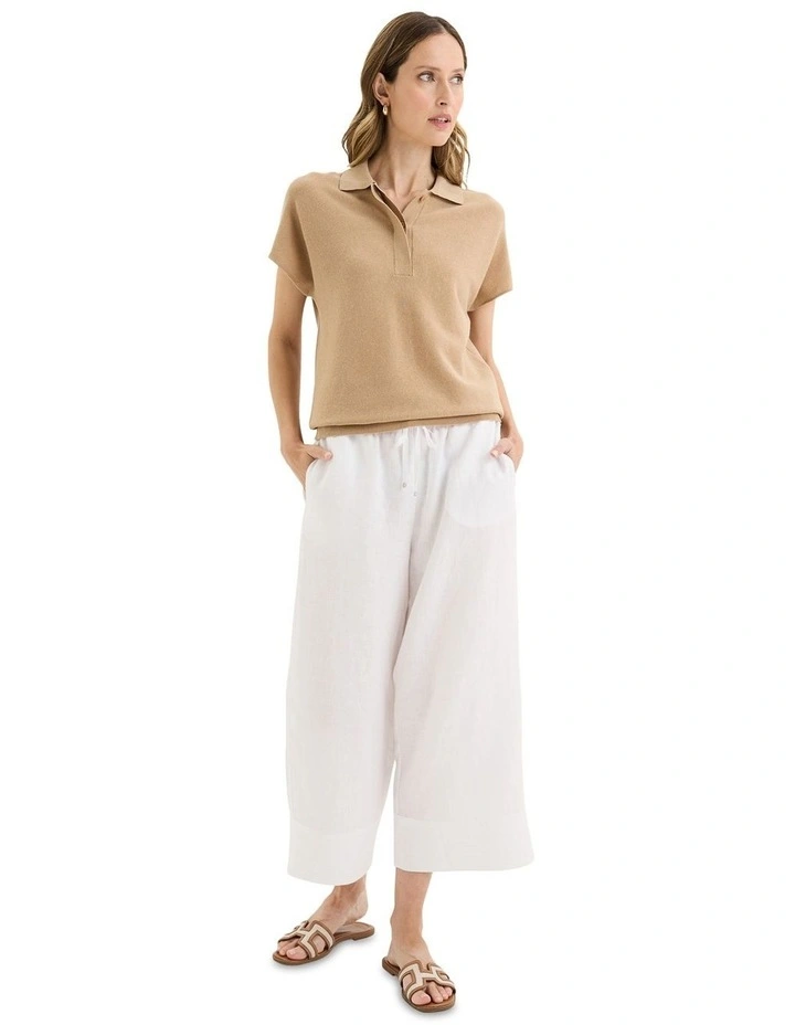 Dune Knit Top in Yellow image 5