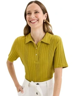 Costola Top in Green
