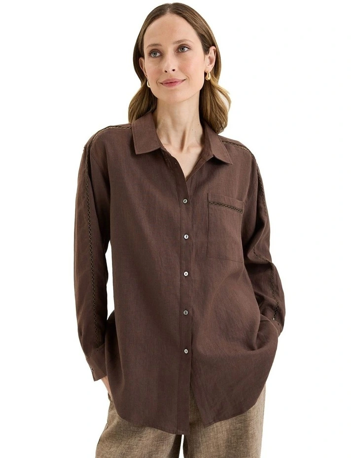 Tirari Shirt in Brown image 1