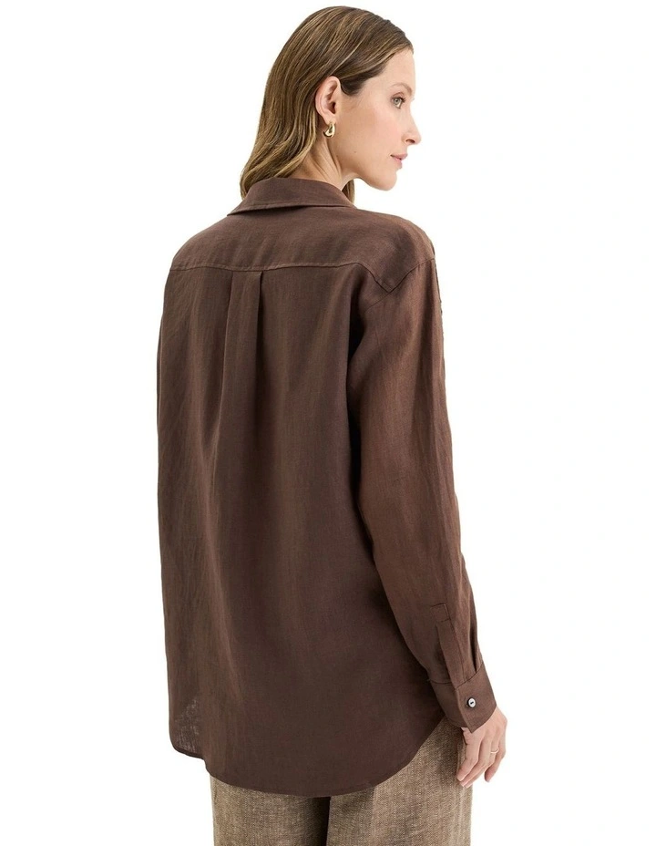 Tirari Shirt in Brown image 2
