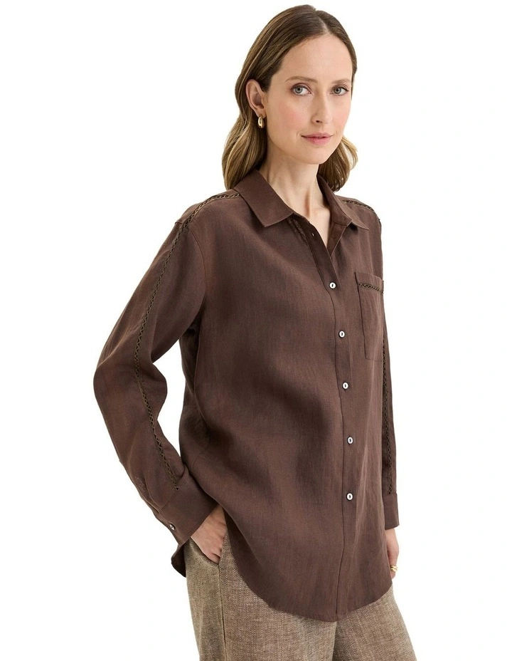 Tirari Shirt in Brown image 3