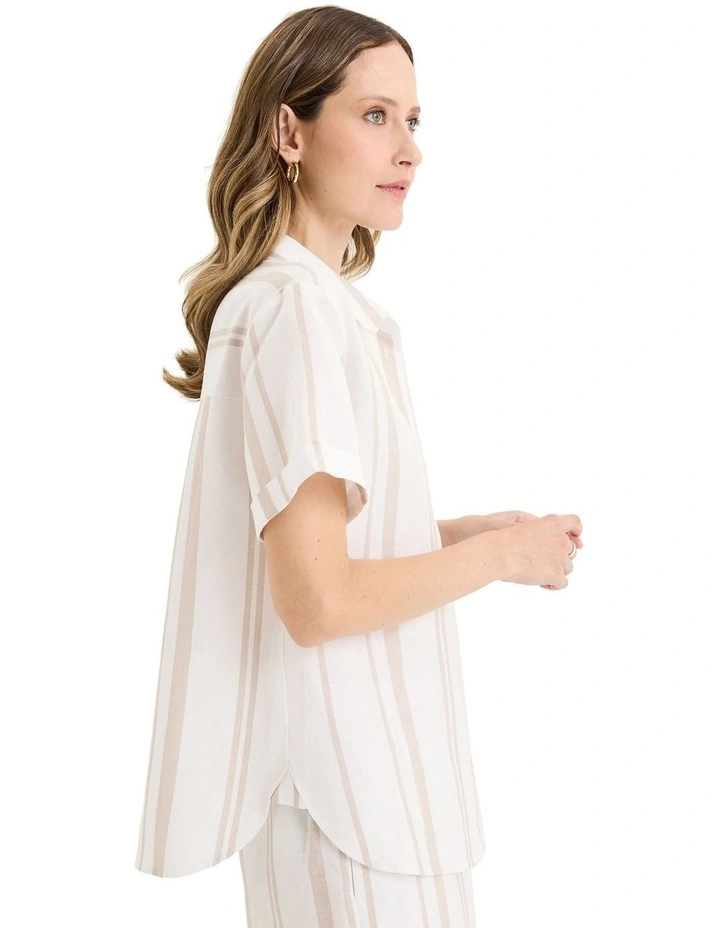 Byron Shirt in Cream image 3