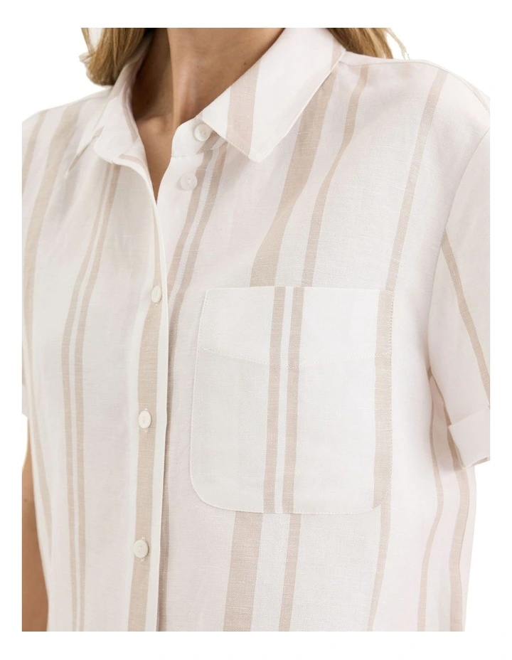 Byron Shirt in Cream image 4