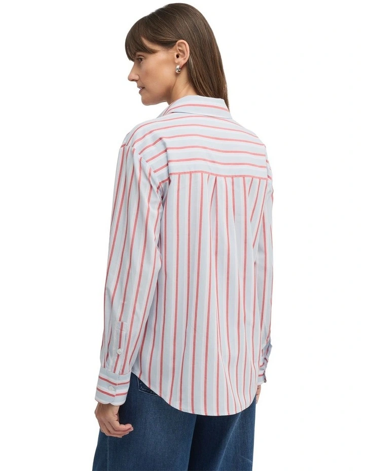 Broadway Shirt in Hue/Ruby image 2