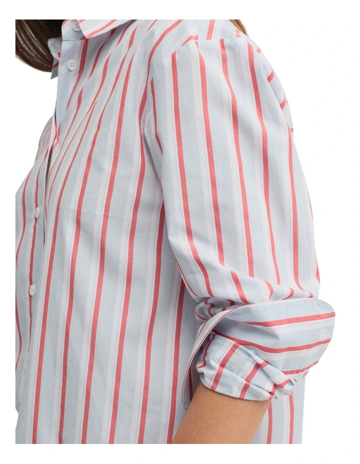 Broadway Shirt in Hue/Ruby image 5