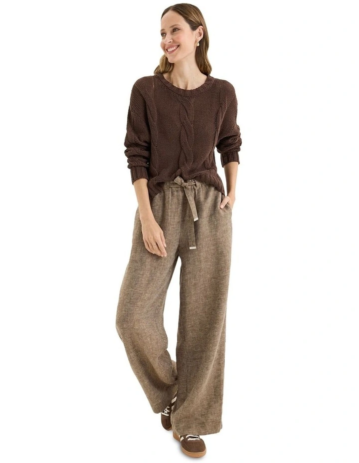 Spina Pant in Brown image 5