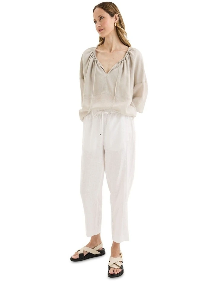 Tirari Slim Pant in White image 5