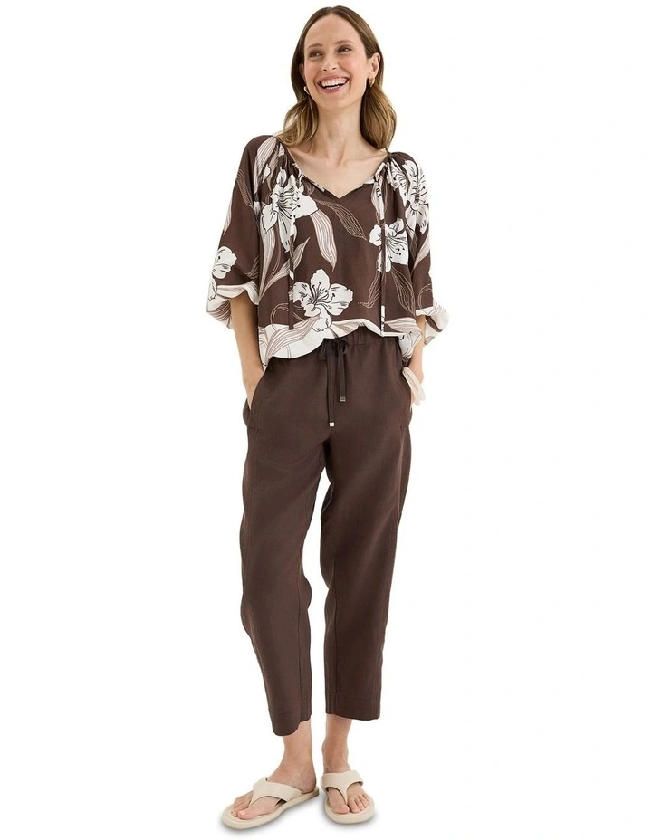 Tirari Slim Pant in Espresso image 5
