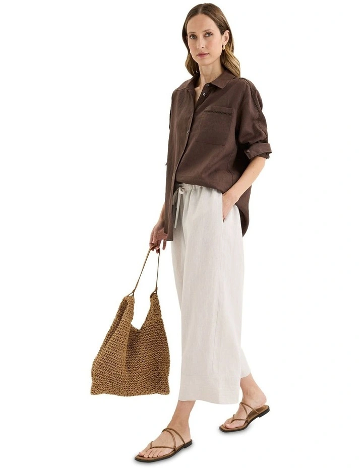 Tirari Palazzo Pant in Cream image 5