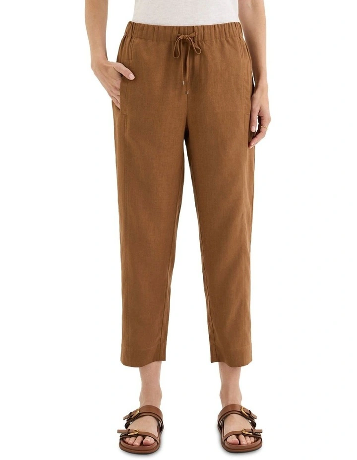 Tirari Slim Pant in Brown image 1