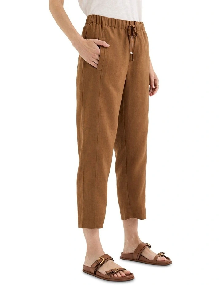 Tirari Slim Pant in Brown image 2