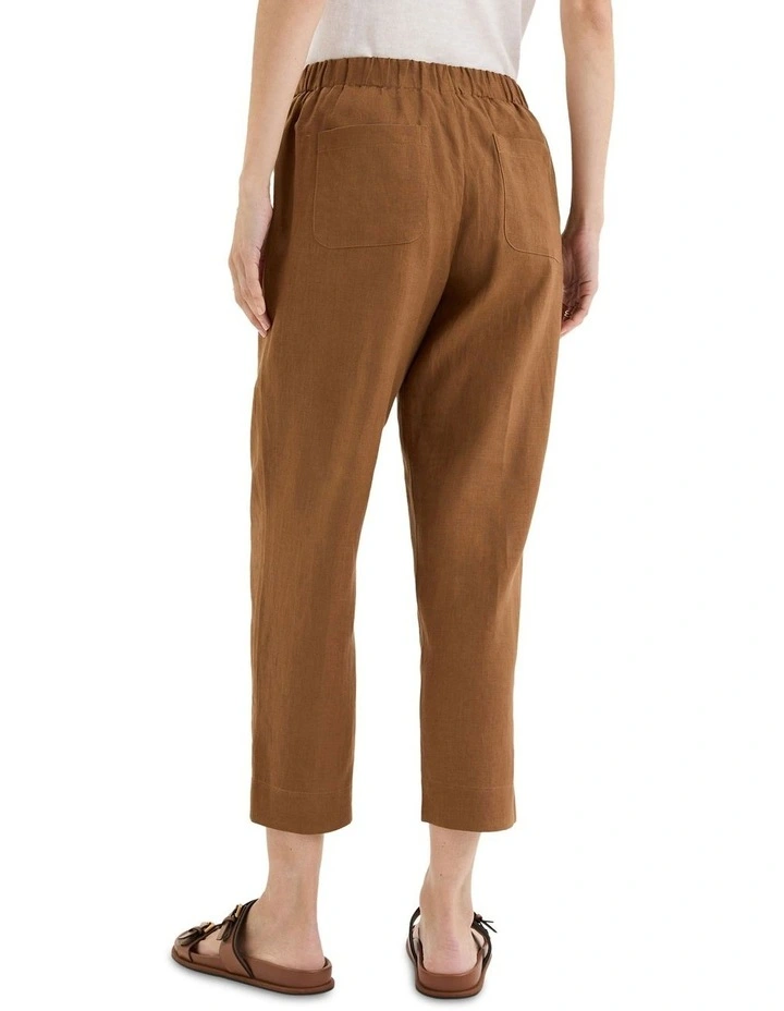 Tirari Slim Pant in Brown image 3