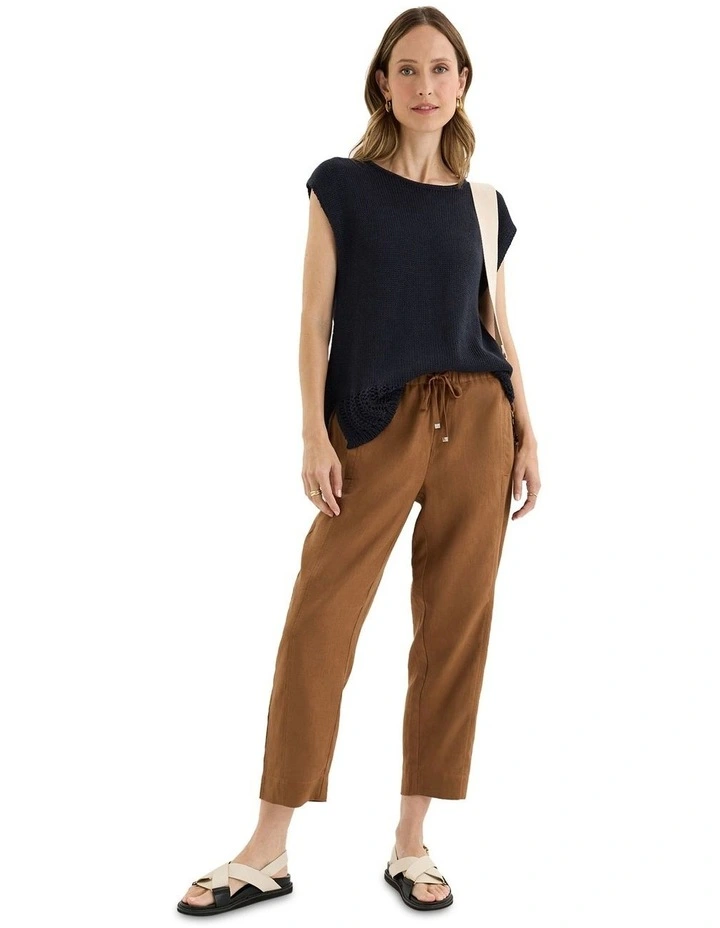 Tirari Slim Pant in Brown image 5